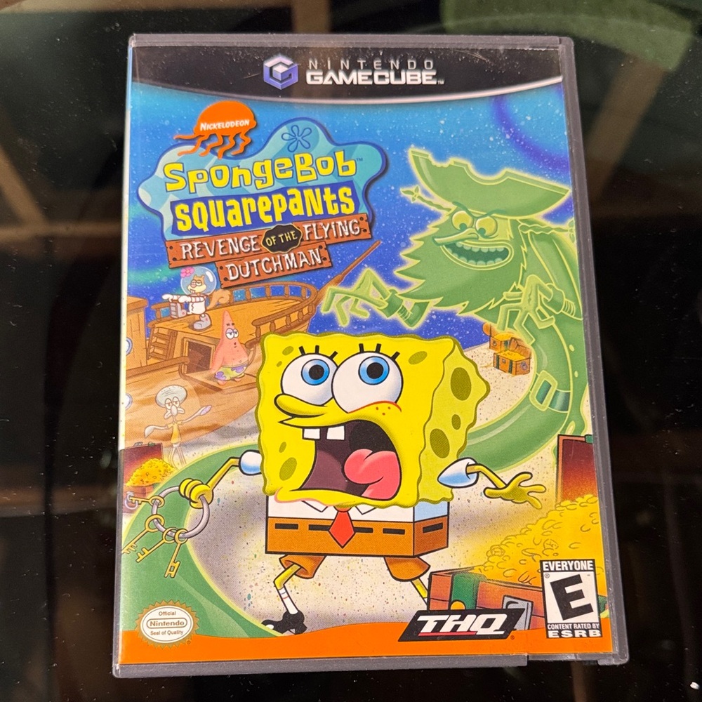 Nintendo SpongeBob SquarePants GameCube Game - Yellow & Blue Cover